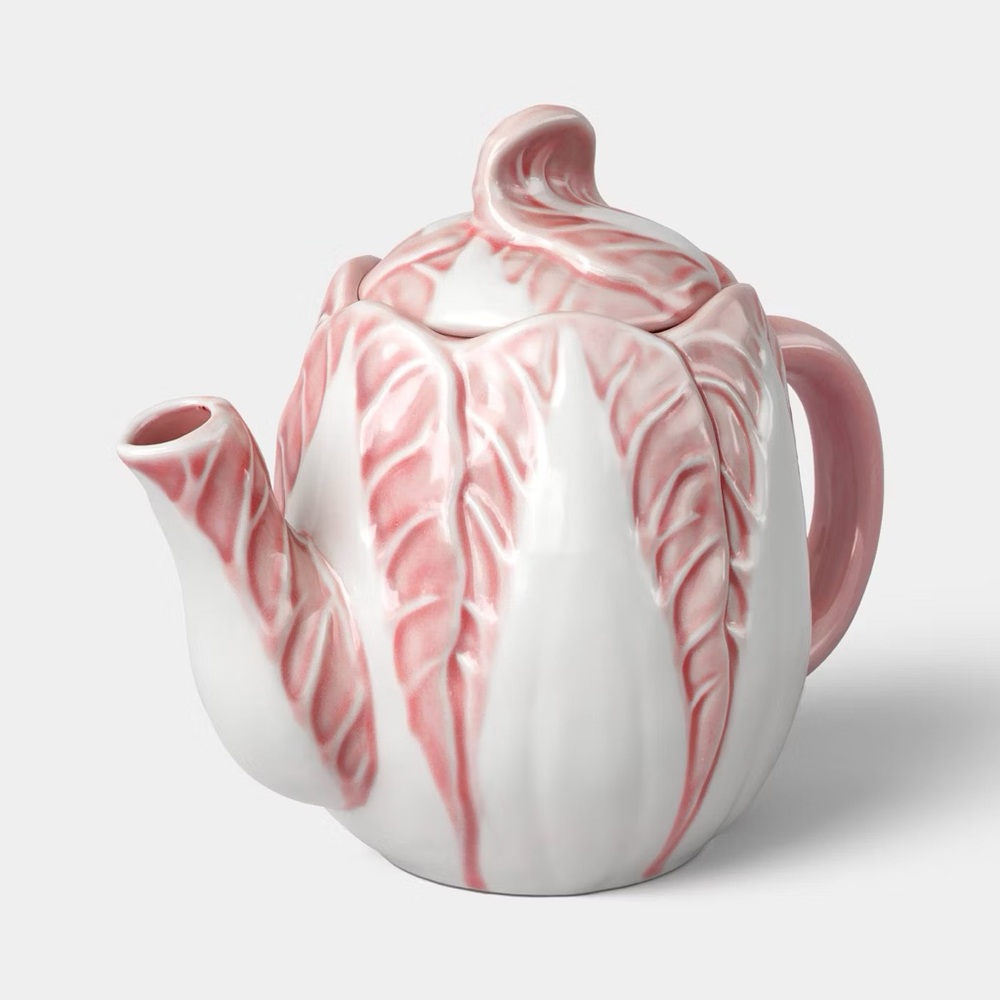 Stoneware nwt  Radicchio Teapot Pink - Threshold